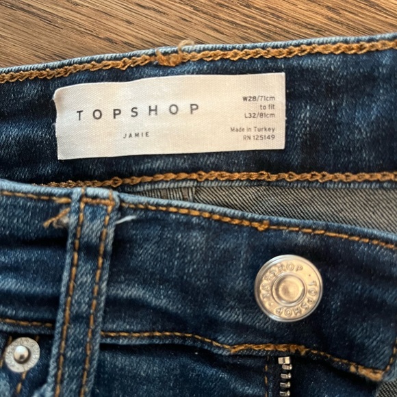 TOPSHOP high waisted Jamie jeans - Picture 2 of 2